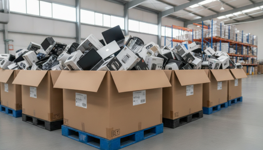 Hurtownia zwrotów Amazon online Polska – kup palety zwrotów | Returnz.pl
